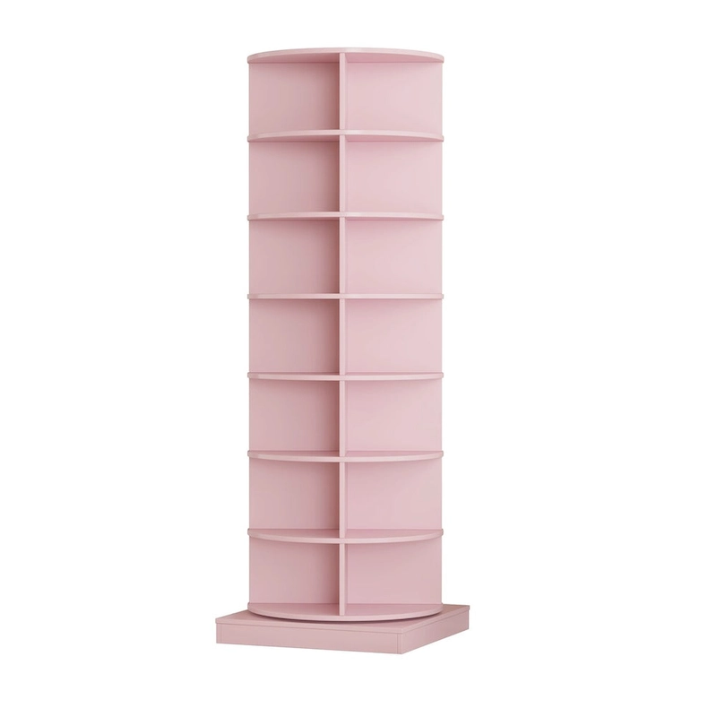 360 Rotating Shoe Cabinet with 7 Layers Can Accommodate up to 28 Paris Shoes