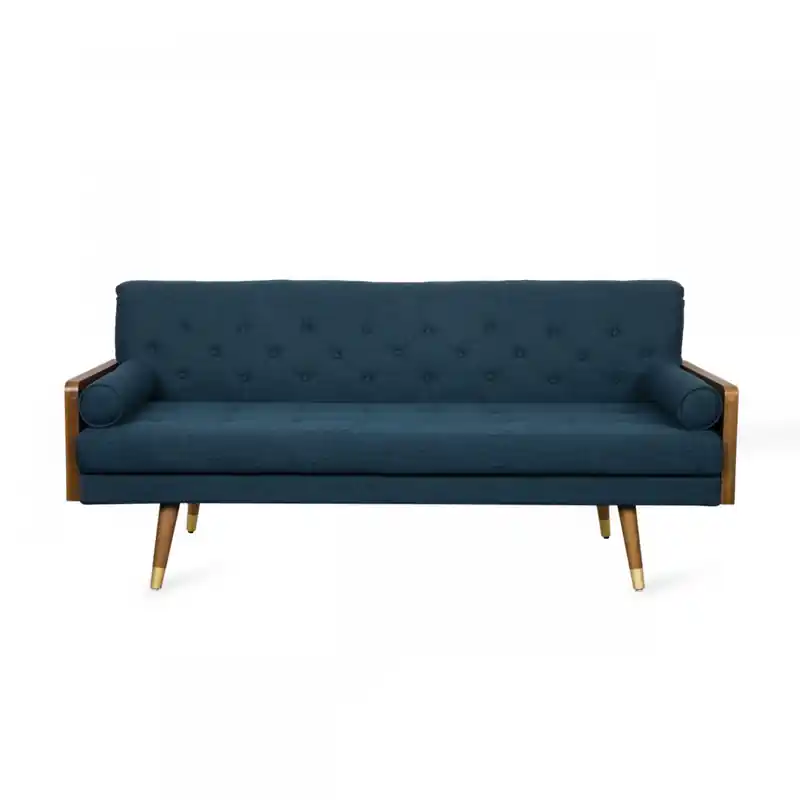 Aidan 3-seater Tufted Fabric Sofa With Foam Cushions