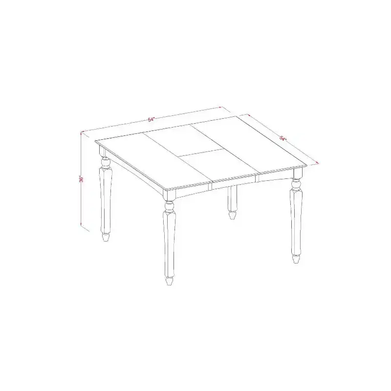 CHT Chelsea Gathering Square Counter Height Dining Table Mahogany