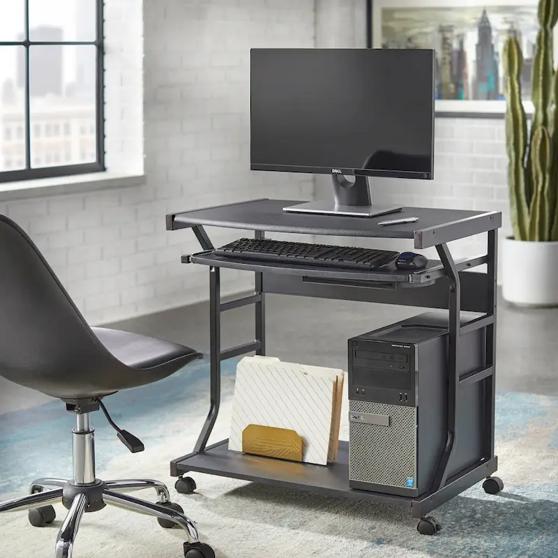 Rolling Computer Desk Cart