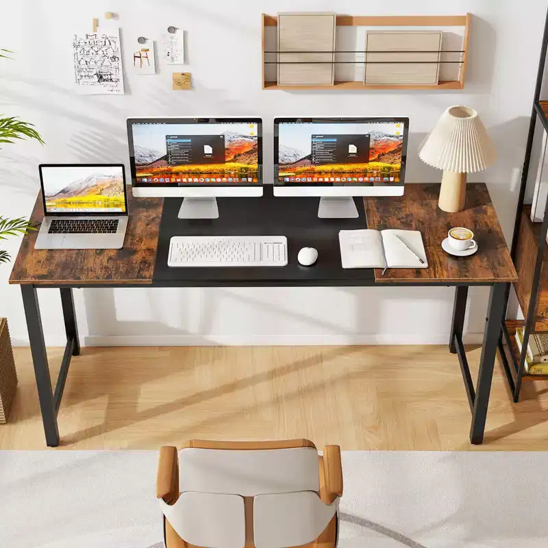 Costway 63 Large Computer Desk Writing Workstation Conference Table Home Office