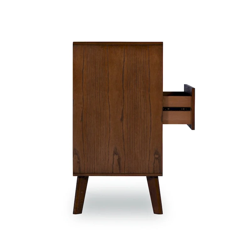 Carter Wooden Mid-Century 6-Drawer Dresser