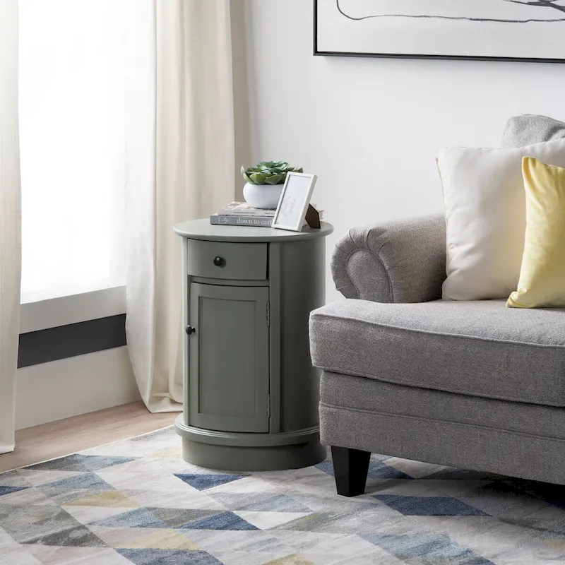 Bexley 26 2-Door Accent Cabinet, Gray