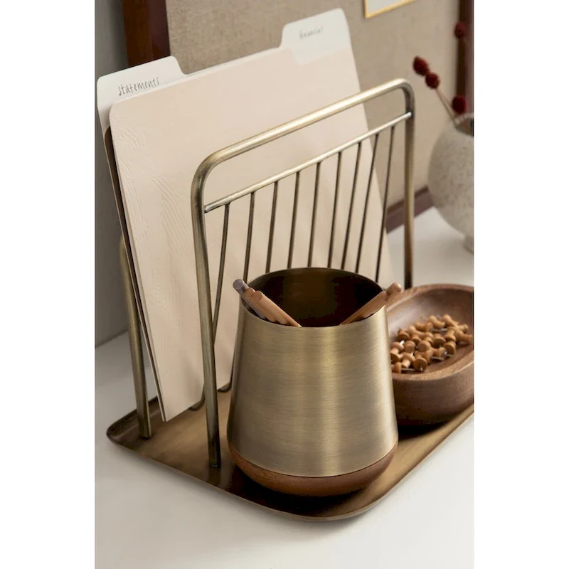 Kate and Laurel Koni File Folder 3 Piece Organization Set - 3 Piece